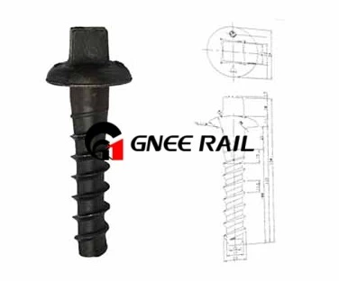 24×185mm Screw Spike