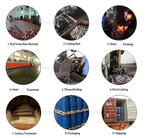 rail screw rail screw